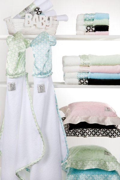 Collage of LIttle Giraffe Luxe Duo Collection