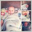 Maddux and his blue Little Giraffe blanket. Can't live without it! 