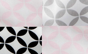 Geometric Circle Peppermint | Silver | Onyx