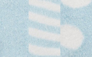 Feather Yarn New Dot/Stripe Aqua