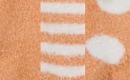 Feather Yarn New Dot/Stripe Marigold