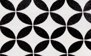 Geometric Circle Satin Onyx