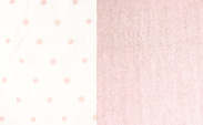 Mini Dot/Solid Pink