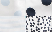 New Dot Blue/Denim|Stripe Blue|Confetti Denim