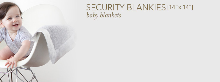 Security Blankies (14" x 14")